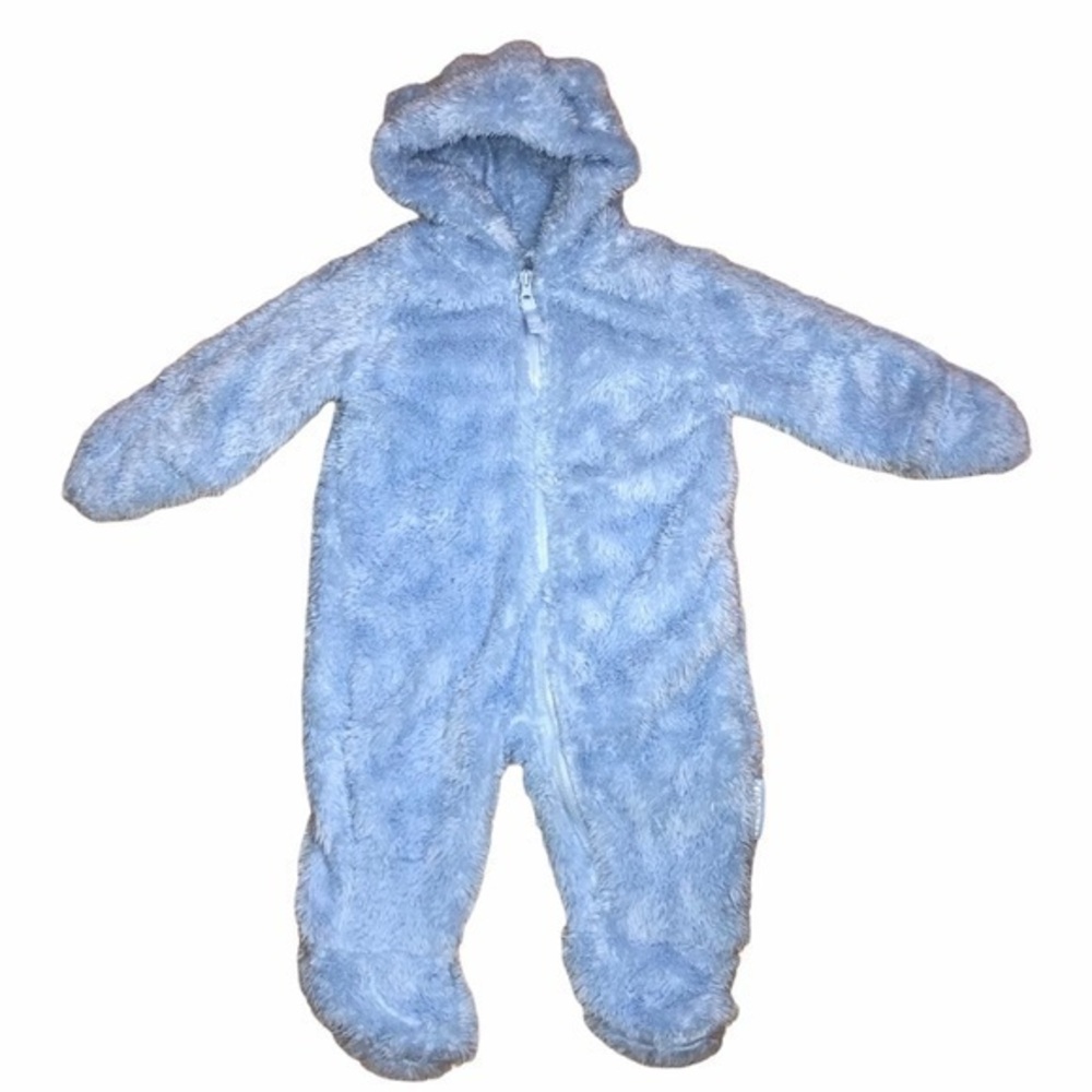 Wippette Baby Sherpa Hooded Pram Snowsuit -6-9 MO
